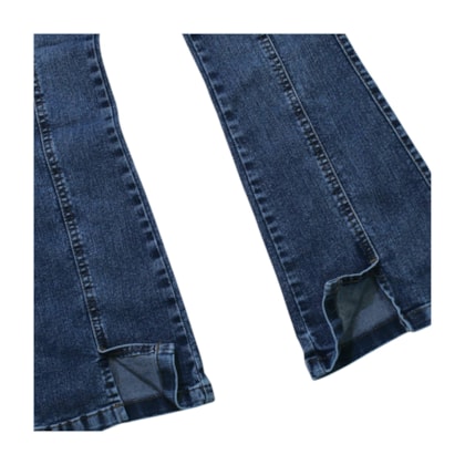 Calça Jeans Flare com Recorte Feminina 3421  - Frommer
