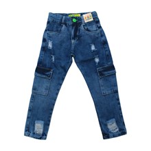 Calça Jeans Masculina Cargo com Regulagem no Cós 111549 - Bob Bandeira     