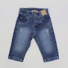 Calça Jeans Masculina com Ajuste na Cintura 4423 - Paparrel