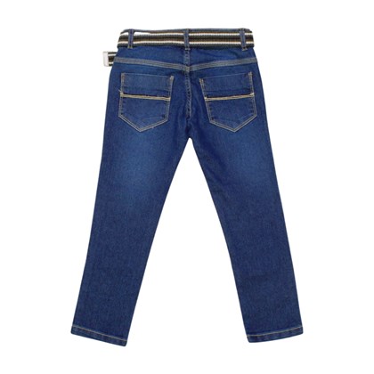 Calça Jeans Masculina com Cinto 20311 - Oznes 