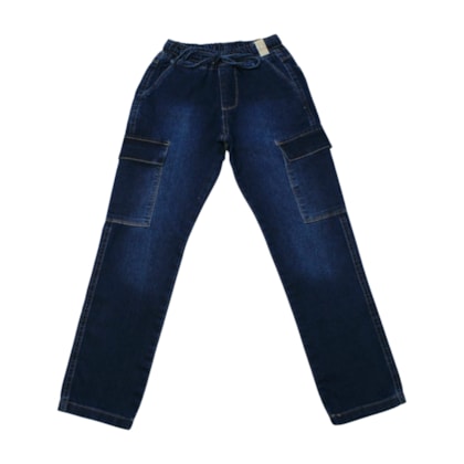 Calça Jeans Masculina com Elástico 4617 - Paparrel 