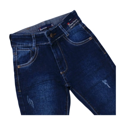 Calça Jeans Masculina com Regulagem na Cintura 522 - Faos  