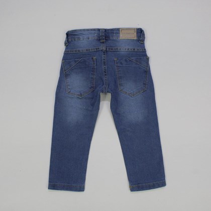 Calça Jeans Masculina com Regulagem no Cós 101059 - Bob Bandeira