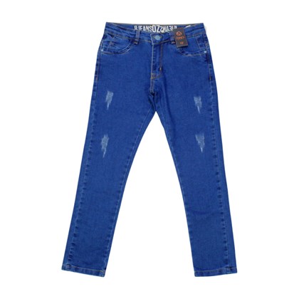Calça Jeans Masculina com Regulagem no Cós 30352 - Oznes 