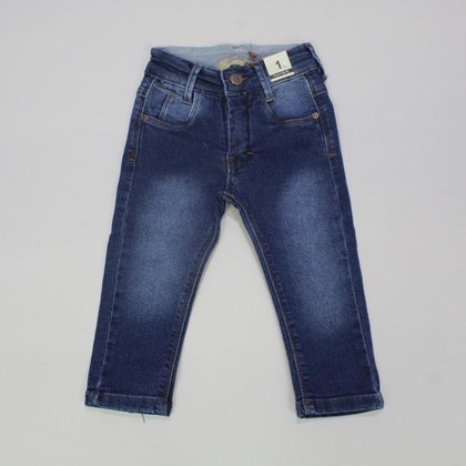 Shorts Masculino Jeans com Cós Regulável Paraiso