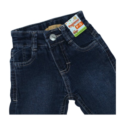 Calça Jeans Masculina com Regulagem no Cós 4566 - Paparrel