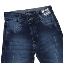 Calça Jeans Masculina com Regulagem no Cós 856 - Faos