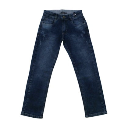 Calça Jeans Masculina com Regulgem no Cós 4607 - Paparrel  