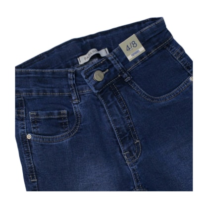 Calça Jeans Masculina com Regulgem no Cós 4609 - Paparrel  
