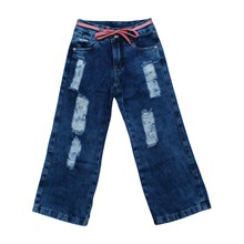 Calça Jeans Pantalona com Cordão 3093 - Frommer