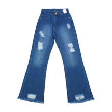 Calça Jeans Pantalona Feminina 5382 - Lordan