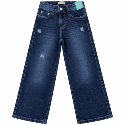 Calça Jeans Wide Legging 5365 - Garota Lua