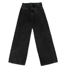 Calça Jeans Wide Legging Black 5383 - Garota Lua