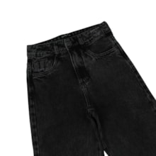 Calça Jeans Wide Legging Black 5383 - Garota Lua