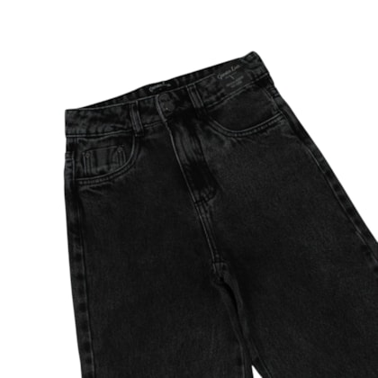 Calça Jeans Wide Legging Black 5383 - Garota Lua