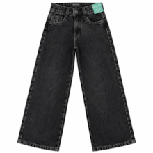 Calça Jeans Wide Legging Black 5383 - Garota Lua