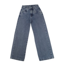 Calça Jeans Wide Legging com Brilho 3911 - Frommer