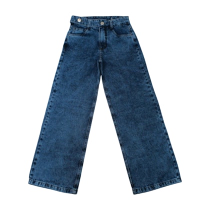 Calça Jeans Wide Legging com Cinto 3832 - Frommer
