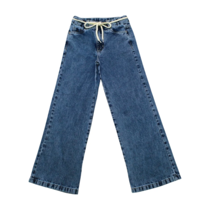 Calça Jeans Wide Legging com Cordão 2967 - Frommer