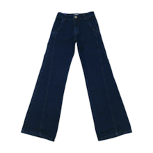 Calça Jeans Wide Legging com Recorte Feminina 131 - Revert