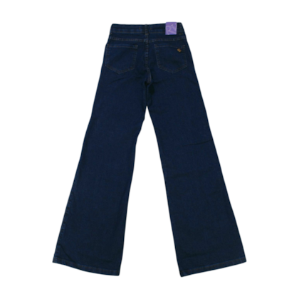Calça Jeans Wide Legging com Recorte Feminina 131 - Revert