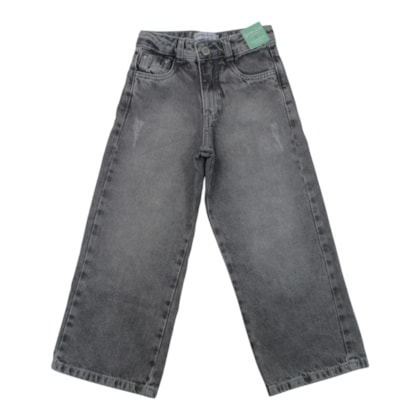 Calça Jeans Wide Legging  Feminina 5373 - Garota Lua