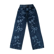 Calça Jeans Wide Legging Laços 3558 - Frommer