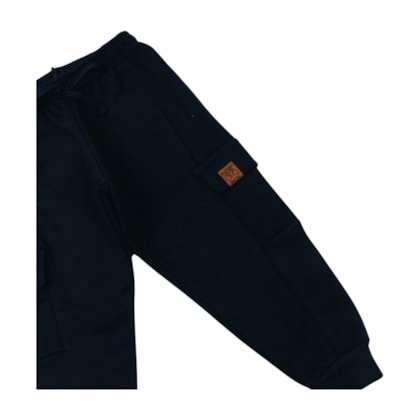 Calça Moletom Cargo Masculina 26265 - Rollu