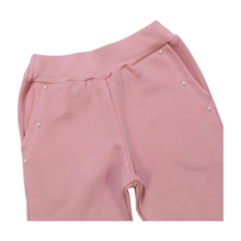 Calça Moletom Feminina com Punho Pérolas 1369 - Bicho Bagunça 