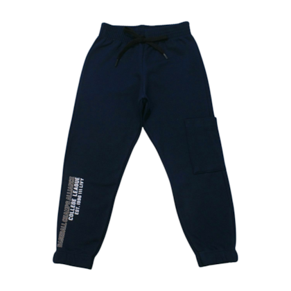 Calça Moletom Masculina College com Bolso Lateral 9098 - Livy 