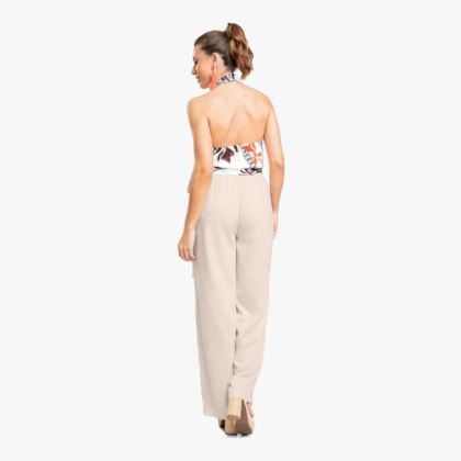 Calça Pantalona em Tecido Plano 73246 - Cereja Rosa