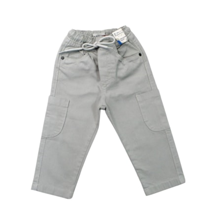 Calça Sarja Cargo com Elástico Masculina 916 - Faos