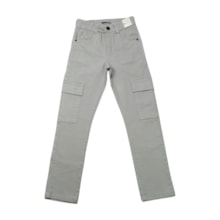 Calça Sarja Cargo Masculina com Regulagem no Cós 827 - Faos  