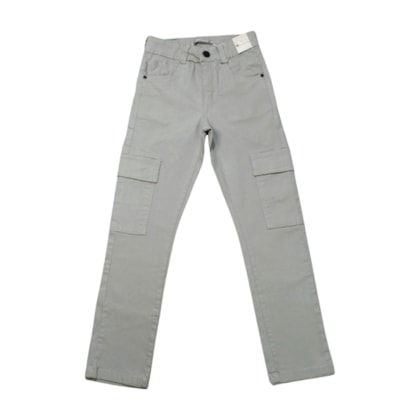 Calça Sarja Cargo Masculina com Regulagem no Cós 827 - Faos  