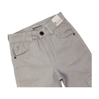 Calça Sarja Cargo Masculina com Regulagem no Cós 827 - Faos  