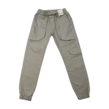 Calça Sarja Masculina Cargo com Elástaico 813 - Faos