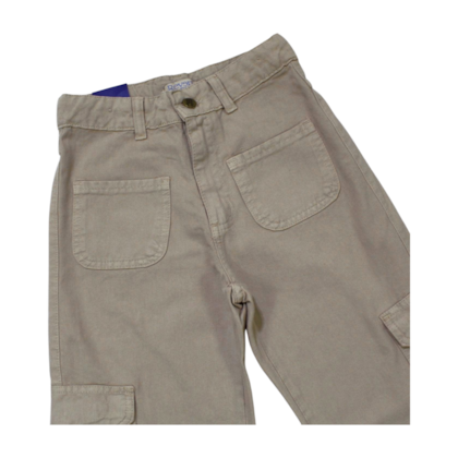Calça Sarja Wide Legging Cargo 100 - Revert