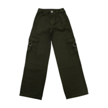 Calça Sarja Wide Legging Cargo com Fivela 3684 - Frommer 