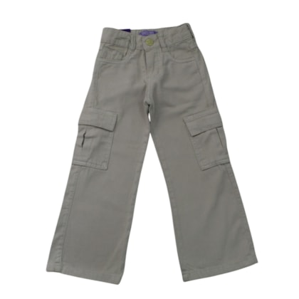 Calça Sarja Wide Legging Cargo Feminina 105 - Revert