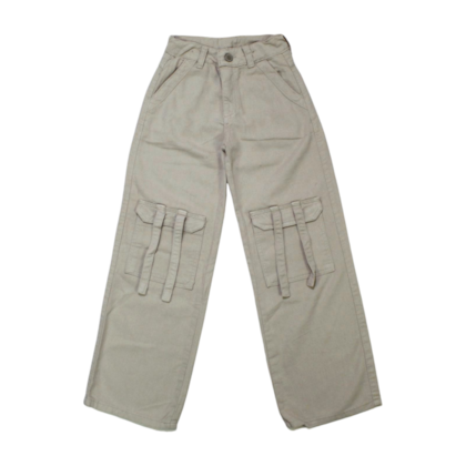 Calça Sarja Wide Legging com Tiras 3604 - Frommer