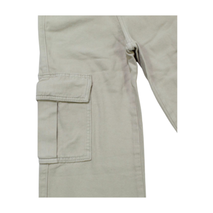 Calça Wide Legging Cargo Sarja Feminina 3150 - Frommer 