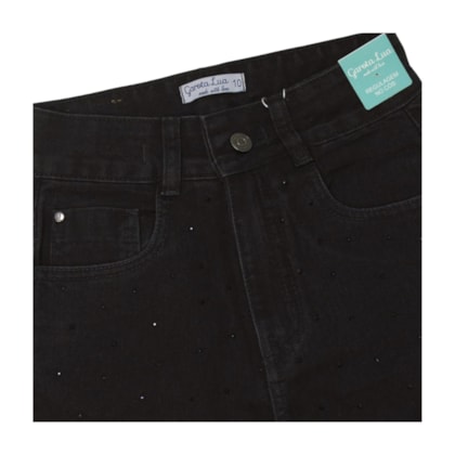 Calça Wide Legging com Brilho e Regulagem no Cós 5246 - Garota Lua