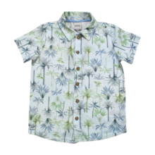 Camisa Manga Curta em Malha Estampa Coqueiros 45887 - Alakazoo