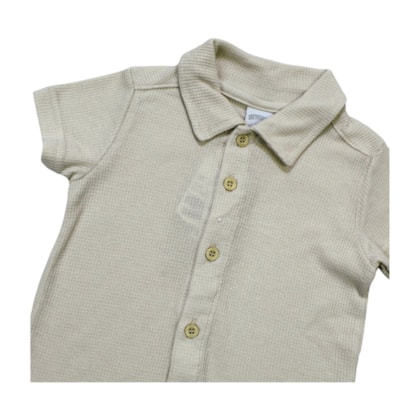 Camisa Manga Curta Texturizada A0168 - Alakazoo