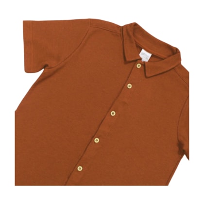 Camisa Manga Curta Texturizada A0168 - Alakazoo