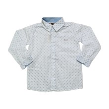 Camisa Manga Longa em Tricoline 530049 - Aconchego do Bebê