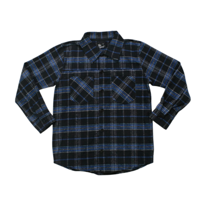 Camisa Manga Longa Flanelada Xadrez 8479 Tamanho 18 - Tom Quest  