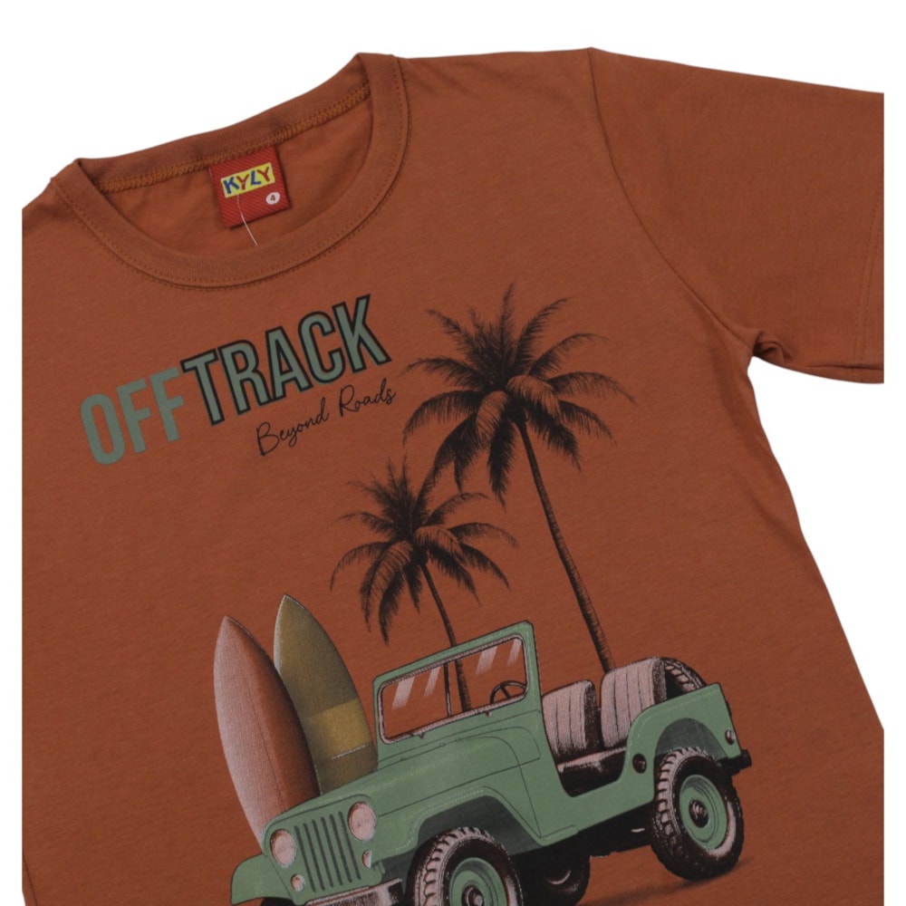Camiseta Estampada Track 1001880 - Kyly