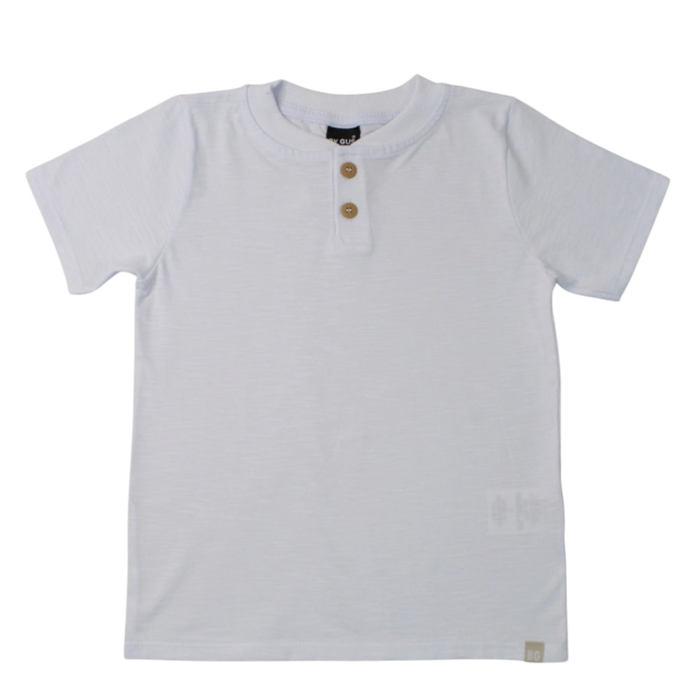 Camiseta Flamê Manga Curta com Botões 8599 - By Gus