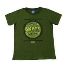Camiseta Flamê Manga Curta Estampa Skate 47036 - Rei Rex